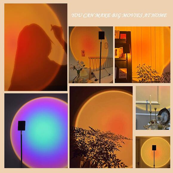 10 Films for Projector Lamp USB Atmosphere LED Desk Night Light Room Decor - Picture 7 of 10